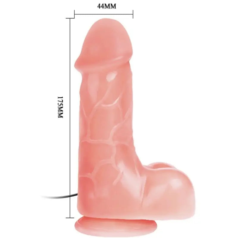 Baile - vibrador realístico bárbara natural 22 cm