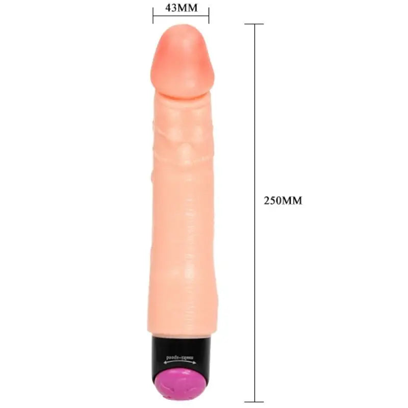 Baile - vibrador realístico flexible 25 cm