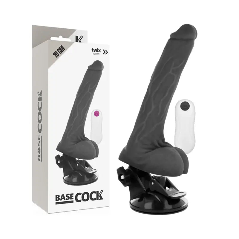 Basecock - vibrador realístico control remoto natural 19 cm - — / NATURAL