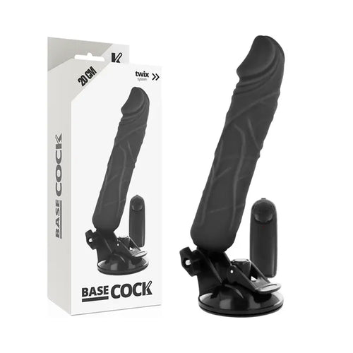 Basecock - vibrador realístico control remoto natural 20 cm - — / NATURAL