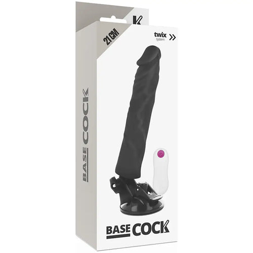 Basecock - vibrador realístico control remoto natural 21 cm - — / NATURAL