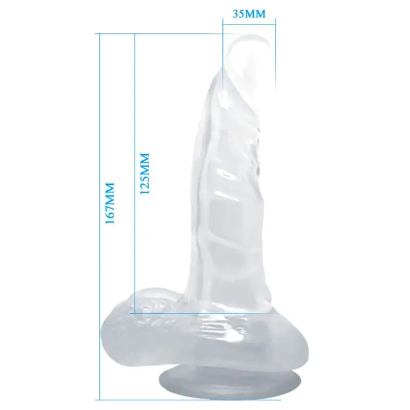 Baile - dildo realístico con ventosa y testículos 16.7 cm