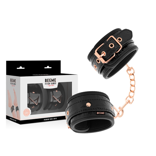 Begme - black edition esposas para tobillos con forro
