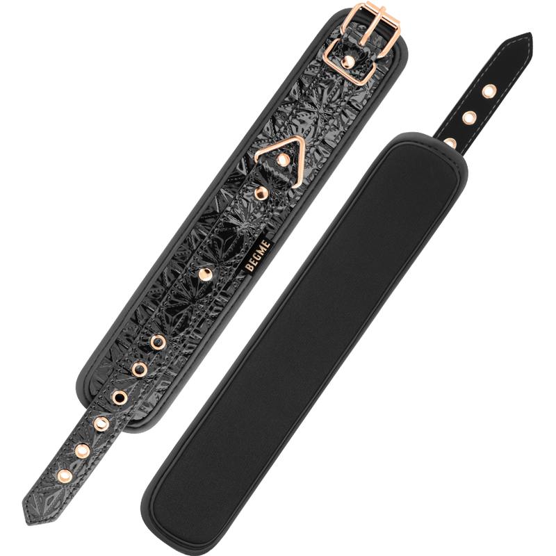 Begme - black edition esposas para tobillos con forro