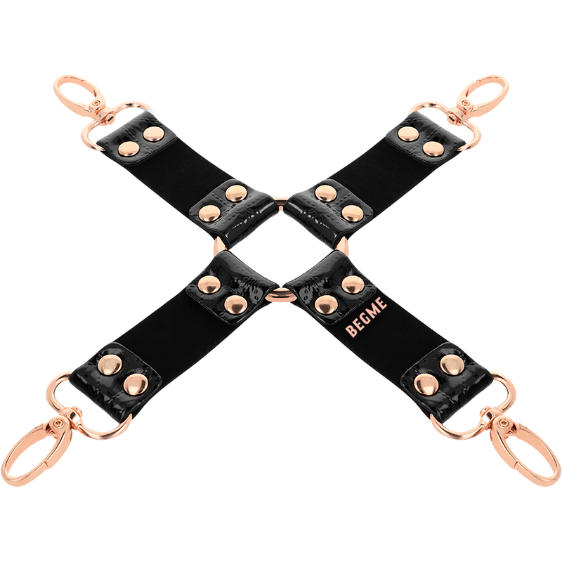 Begme - black edition hog tie cuero vegano