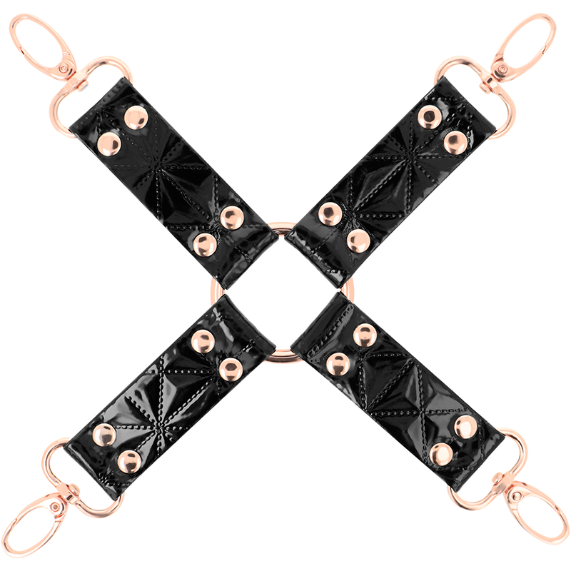 Begme - black edition hog tie cuero vegano
