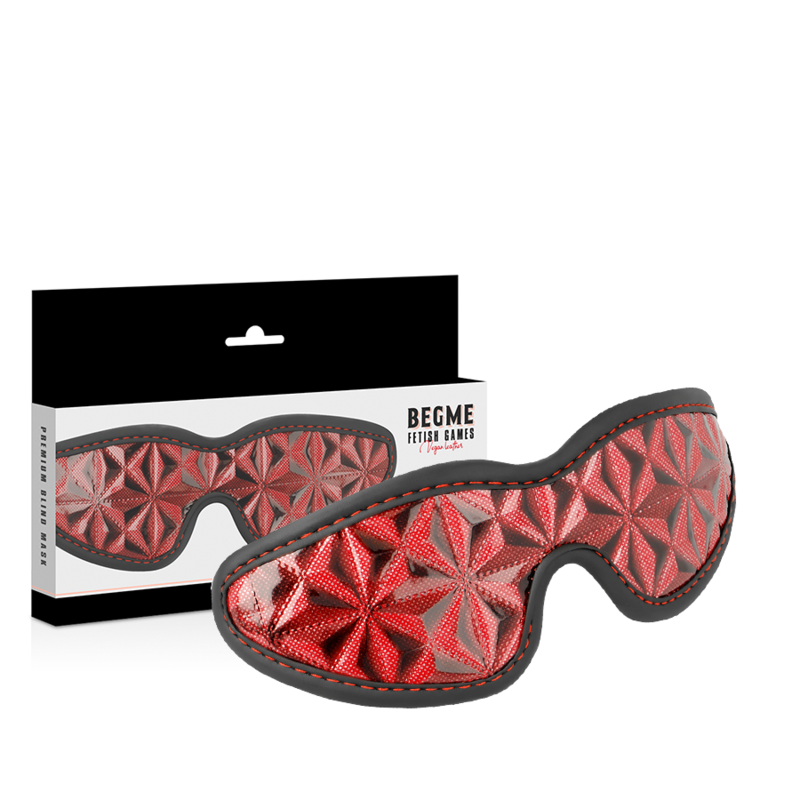 Begme - red edition antifaz elástico con forro de neopreno