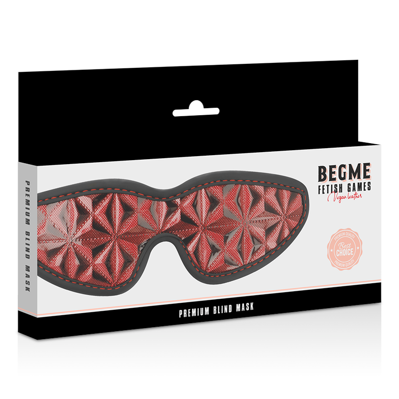 Begme - red edition antifaz elástico con forro de neopreno