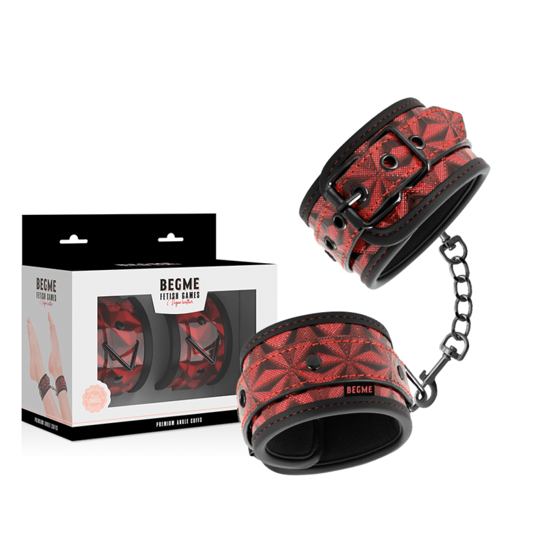 Begme - red edition esposas para tobillos con forro