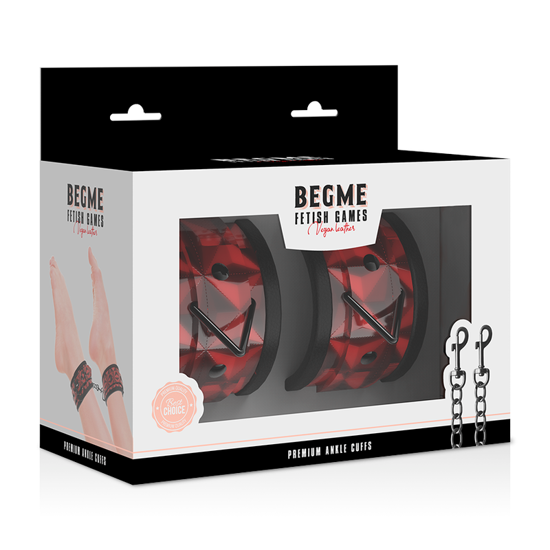 Begme - red edition esposas para tobillos con forro