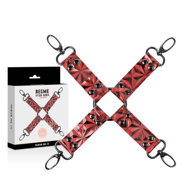 Begme - red edition hog tie cuero vegano