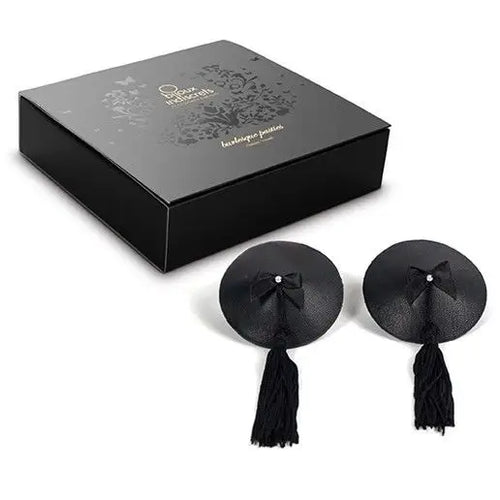 Bijoux - burlesque cubrepezones negro