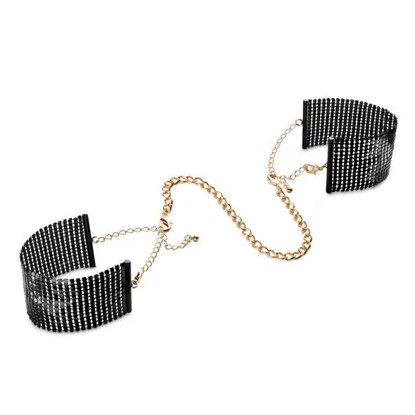 Bijoux - désir métallique esposas malla metalica negra