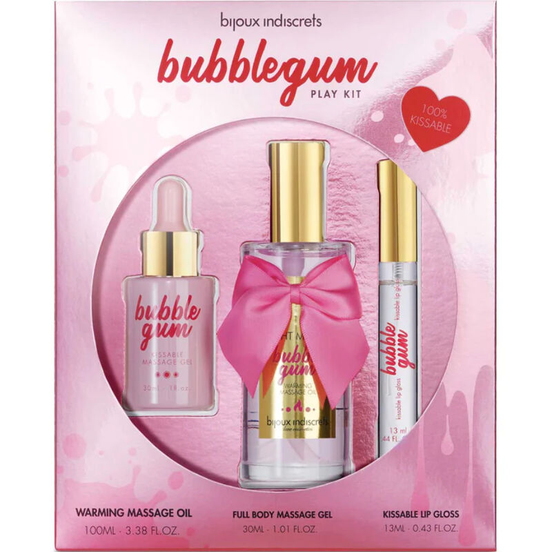 Bijoux - indiscrets bubblegum play kit con aceite gel &