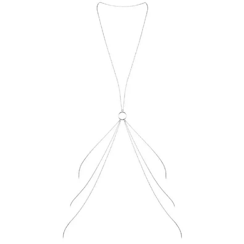 Bijoux - magnifique cadenas metlicas para el cuerpo 8 silver