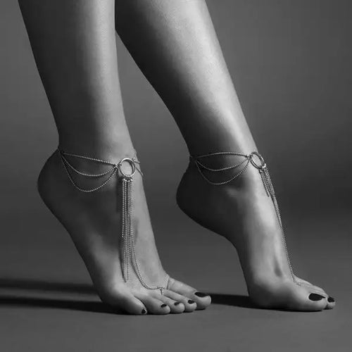 Bijoux - magnifique pulseras para los pies dorado