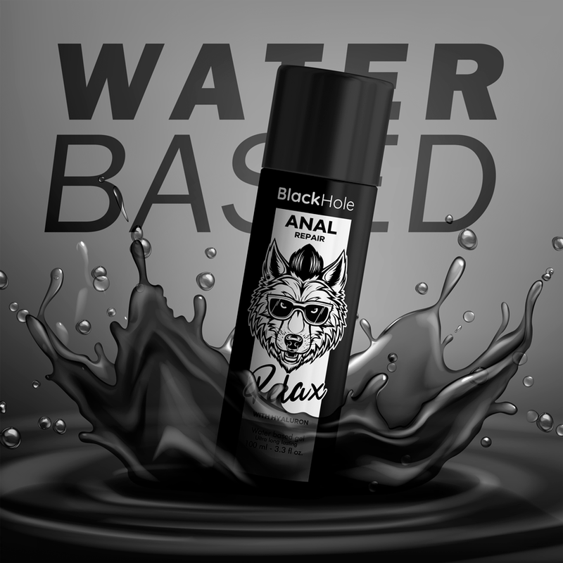 Black hole - anal repair base agua relax con hyaluron 100 ml