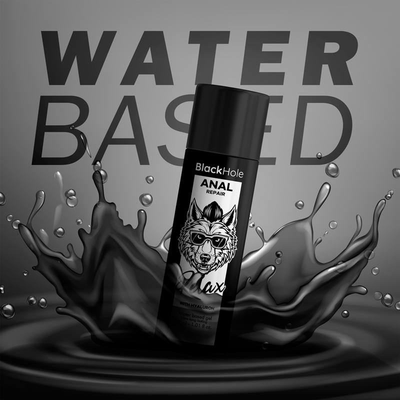 Black hole - anal repair base agua relax con hyaluron 30 ml