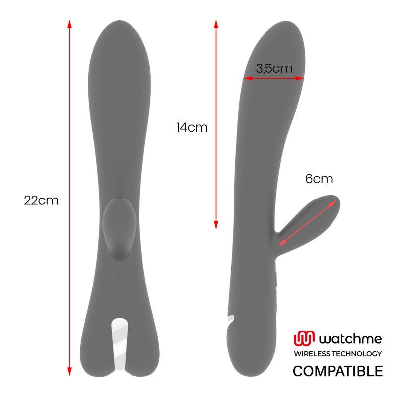 Brilly glam - erik vibrador compatible con watchme wireless