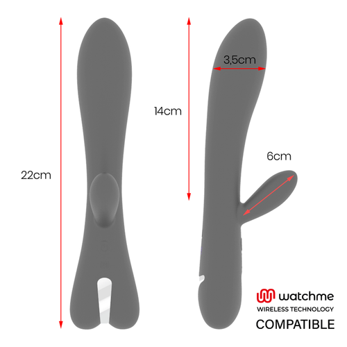 Brilly glam - erik vibrador compatible con watchme wireless
