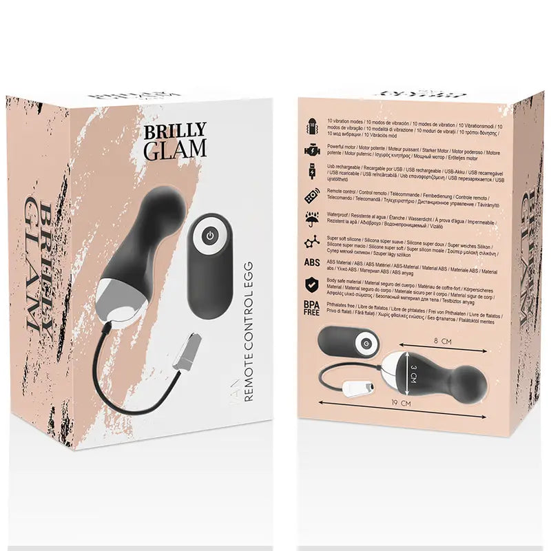 Brilly glam - ian estimulador control remoto
