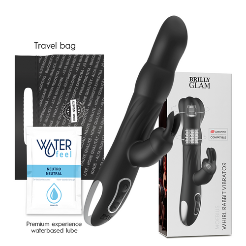 Brilly glam - moebius rabbit vibrator & rotator compatible