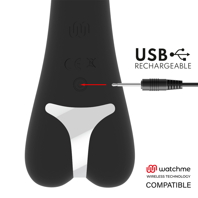 Brilly glam - ryan vibrador compatible con watchme wireless