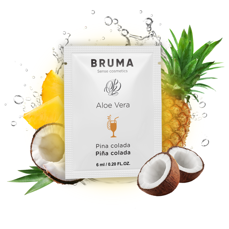 Bruma - 6 ml gel deslizante con aloe vera sabor a piña
