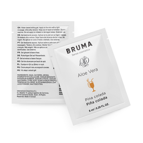 Bruma - 6 ml gel deslizante con aloe vera sabor a piña