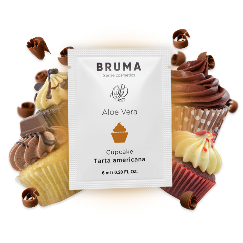 Bruma - 6 ml gel deslizante con aloe vera sabor a tarta