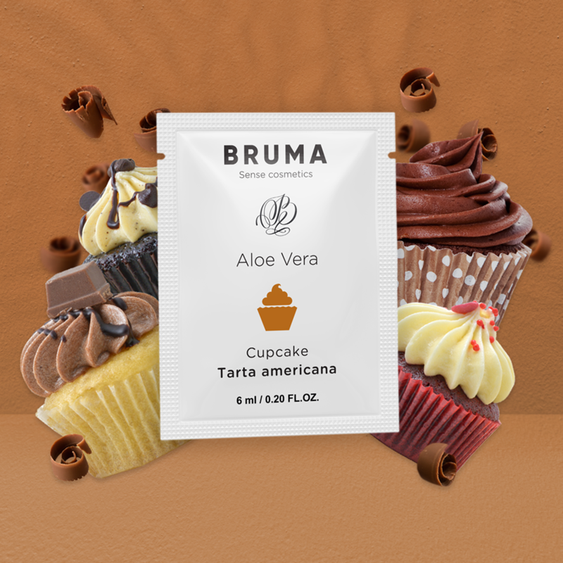 Bruma - 6 ml gel deslizante con aloe vera sabor a tarta