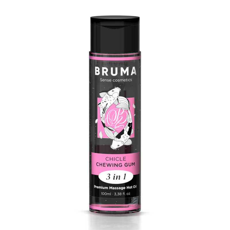 Bruma - aceite de masaje premium efecto calor sabor chicle
