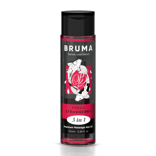 Bruma - aceite de masaje premium efecto calor sabor fresa 3
