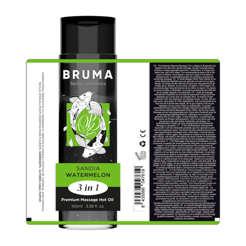 Bruma - aceite de masaje premium efecto calor sabor sandía
