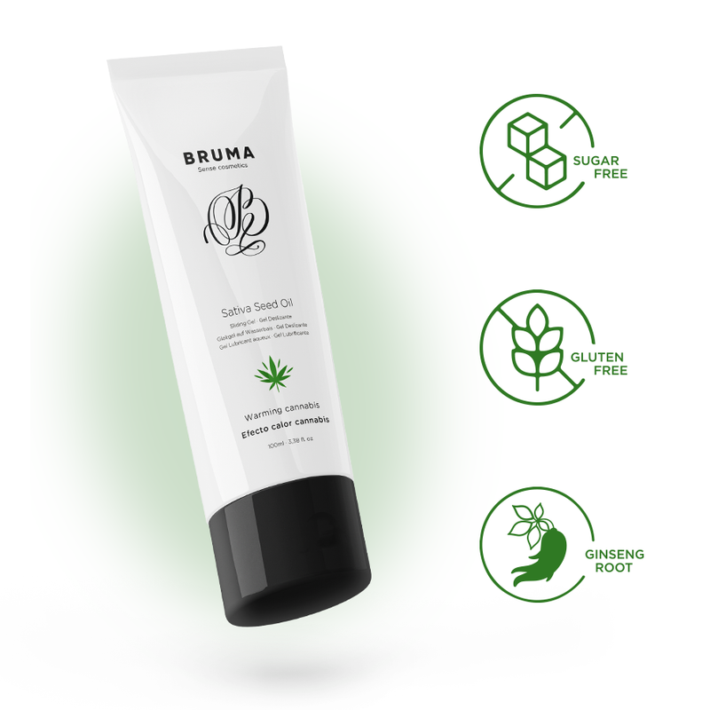 Bruma - gel deslizante con aceite de semilla efecto calor