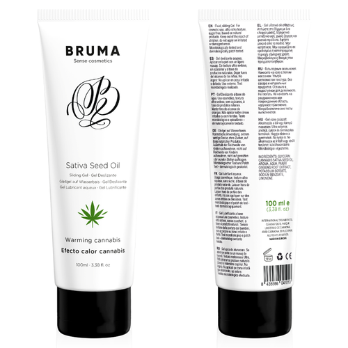 Bruma - gel deslizante con aceite de semilla efecto calor