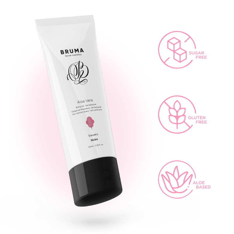 Bruma - gel deslizante con aloe vera sabor a nube 100 ml