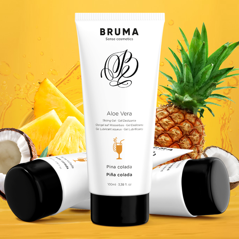 Bruma - gel deslizante con aloe vera sabor a piña colada