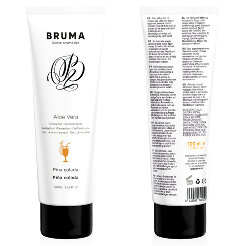 Bruma - gel deslizante con aloe vera sabor a piña colada