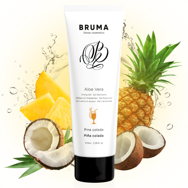 Bruma - gel deslizante con aloe vera sabor a piña colada
