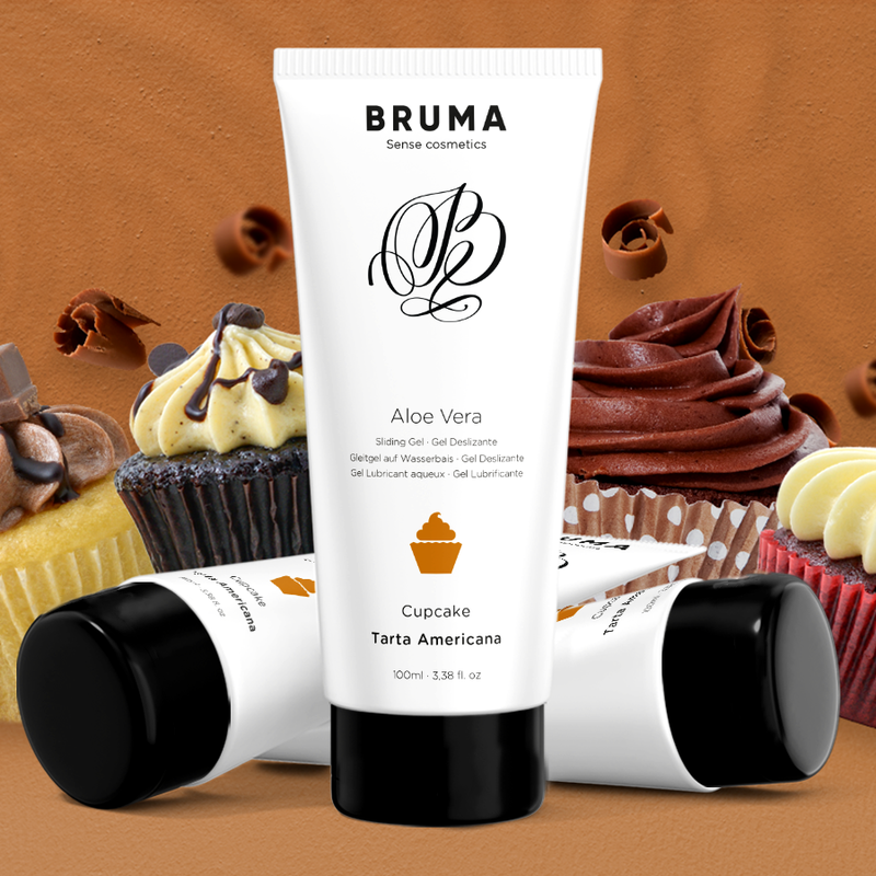 Bruma - gel deslizante con aloe vera sabor a tarta
