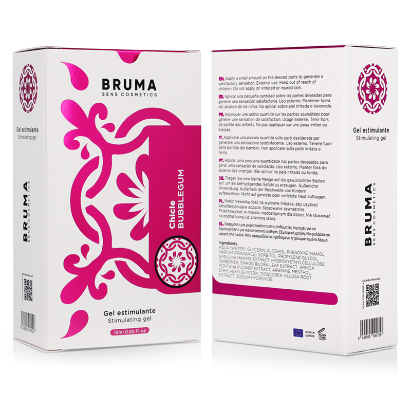 Bruma - onagra orgasm gel sabor chicle