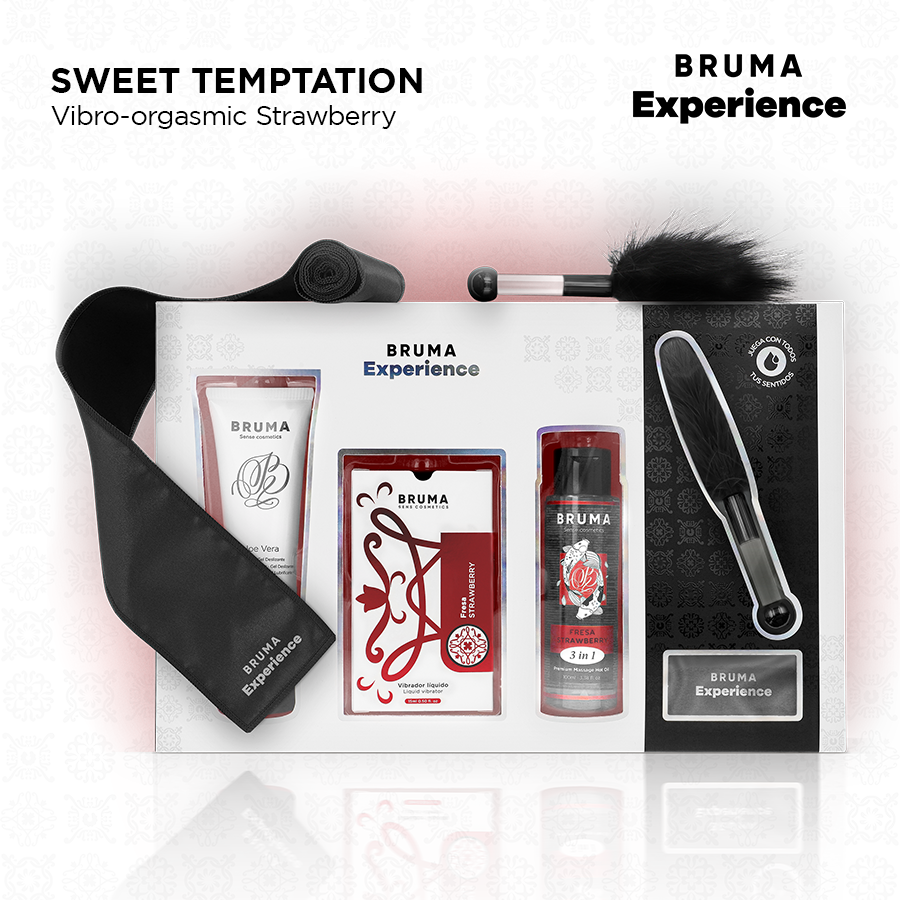 Bruma xperience - kit tentación dulce fresa vibro-orgásmica