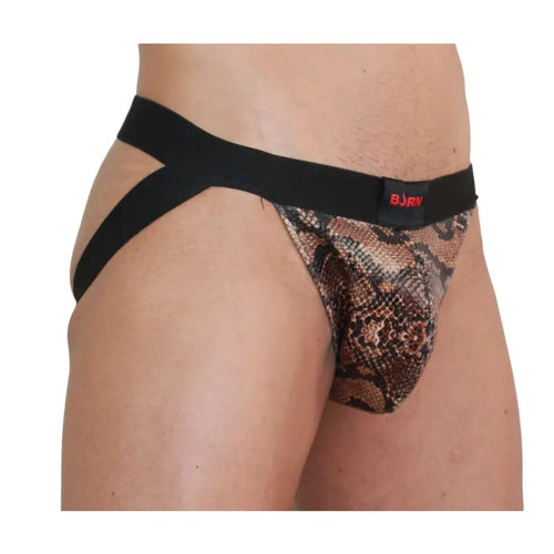 Burn - 002 jock snake negro s - M