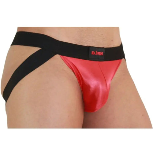 Burn - 010 jock rojo / negro s - M