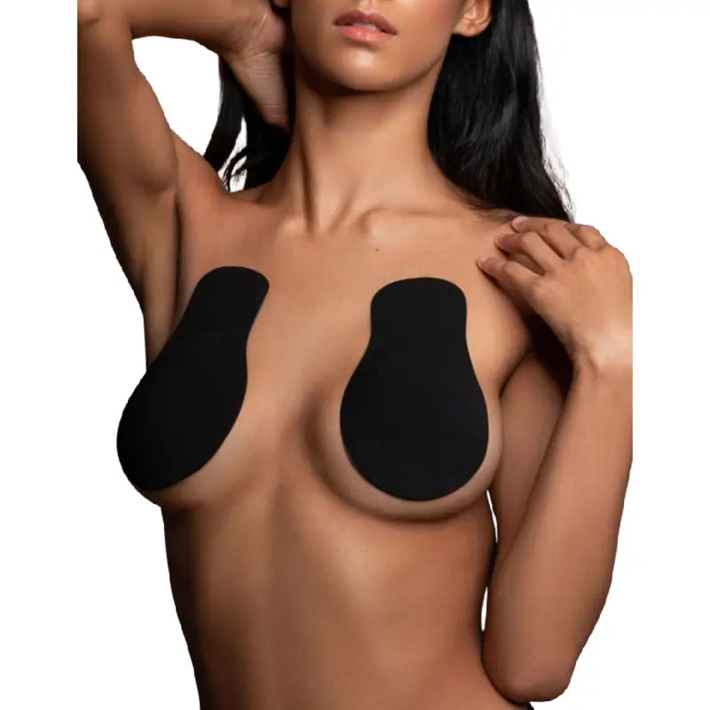 Bye-bra - elevador pecho push-up tela beige talla m - XL / NEGRO