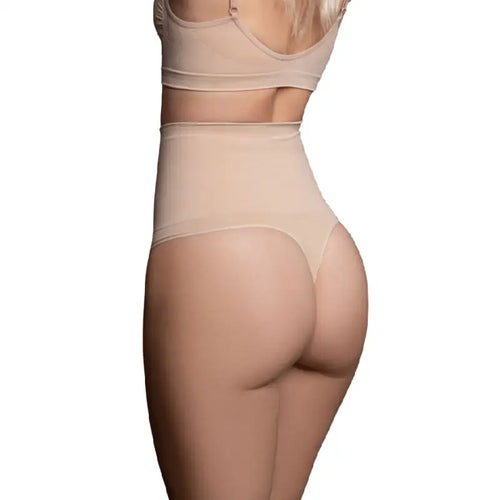 Bye-bra - faja sin costuras estilo tanga beige talla s - M / NATURAL
