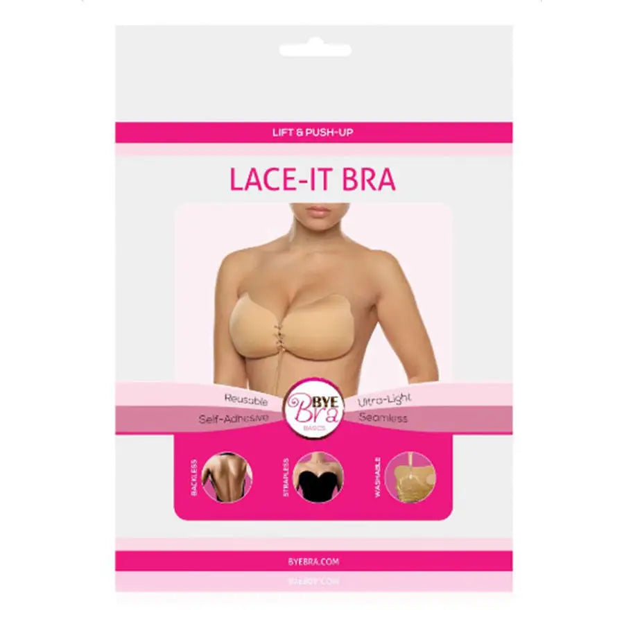 Bye-bra - lace-it realzador push-up negro copa