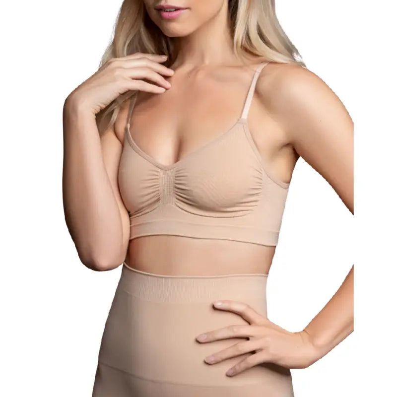 Bye-bra - medium control sujetador sin costuras negro talla - L / BEIGE