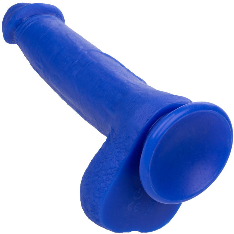 Calexotics - admiral captain dildo realístico vibrador azul